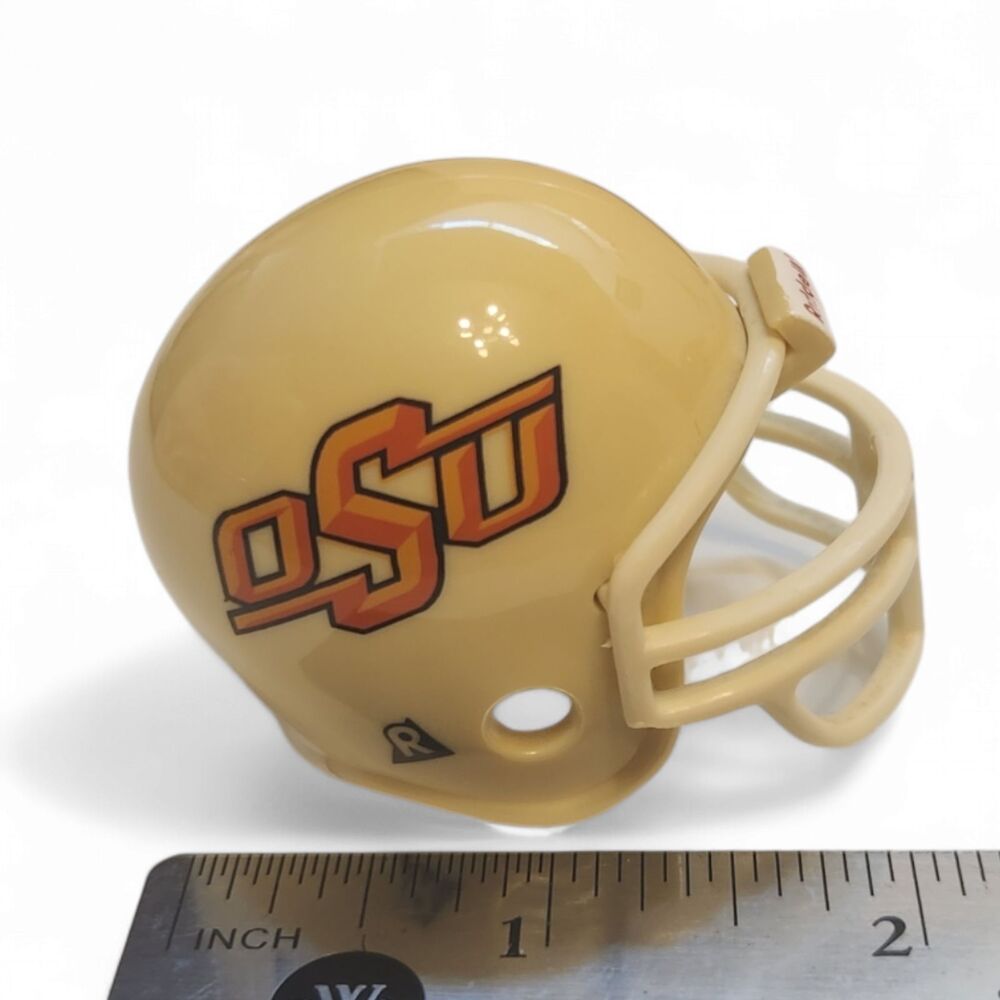 Oklahoma State University Cowboys OSU Mini Football Helmet, Riddell, 2", Pre-own